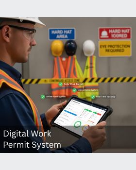 Online work permit system