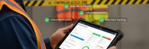 Online work permit system