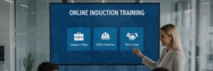 Online induction training